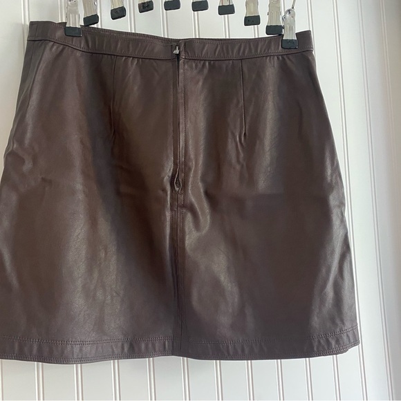 Abercrombie & Fitch Dresses & Skirts - Brown Leather Skirt